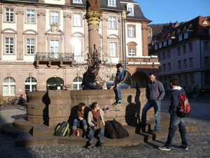 Hercules fontaine de la place Heidelberg